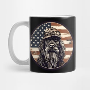 Briard 4th of July Mug